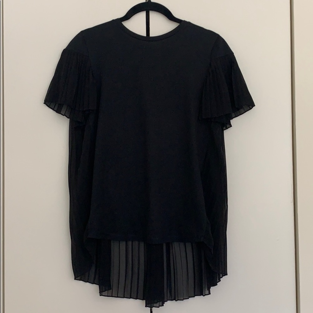 Sandro Paris pleated back top
